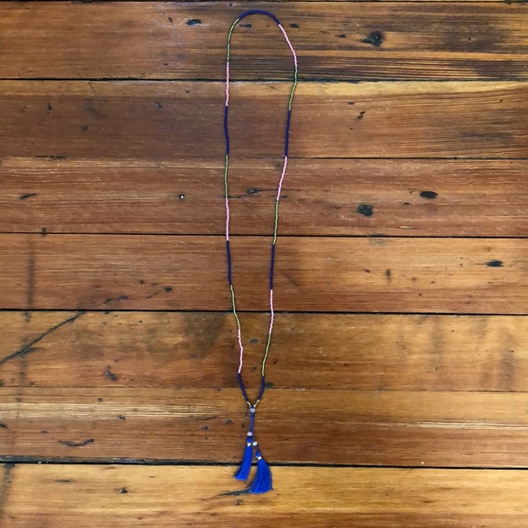 Handmade bead and tassel statement necklace! - Picture 1 of 4